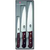 Victorinox Wood Veitsisetti 3 osaa Ruostumaton teräs-vaahtera