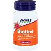 NOW,NOW Foods,NOW,NOW Foods Biotiini, 1000 mikrogrammaa - 100 kapselia