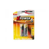 Ansmann Mignon AA, Kertakäyttöinen akku, AA, Alkali, 1,5 V, 2 kpl, Musta