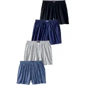 Le jogger Bokserishortsit marine / laivastonsininen / harmaa / musta