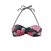 Buffalo Bikinitoppi 'City' tumma pinkki / musta