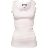 Rosemunde Rwbabette Sl U-Neck Long Lace Top - Pink - XL