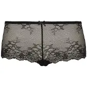 Lingadore Hipsterit 'DAILY LACE' musta / läpinäkyvä