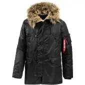 Alpha industries Talvitakki 'N3B VF 59' musta