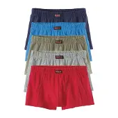 H.I.S. Alushousut sininen / harmaa / khaki / punainen