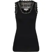 Cream Vanessa Top - Black - XL