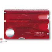 Victorinox SwissCard Nailcare translucent red - 0.7240.T