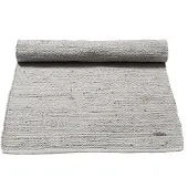 Rug Solid Cotton matto 75 x 200 cm light grey (vaaleanharmaa)