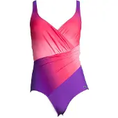 LASCANA Uimapuku marjat / tummanvioletti / vaalea pinkki / tumma pinkki