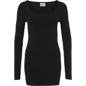 Vero Moda Vmmaxi My Ls Soft Long U-Neck Noos - Black - XXL