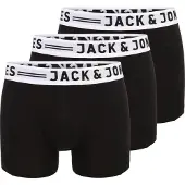 Jack & Jones Sense Trunks 3-Pack Noos - Black - L