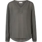 Kaffe Amber Blouse Ls - Grey - 34