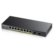 Zyxel 8-port Gigabit Ethernet L2 Poe Smart Switch One Size Black