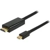 DeLOCK – Cable Mini Display Port 1.1 male to HDMI-A male, full HD, black (83699)