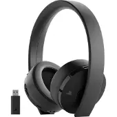 Sony Gold Wireless Headset 7.1 Musta + Fortnite Voucher VCH19 PS4