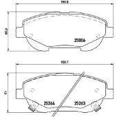 Textar Jarrupalat, levyjarru TEXTAR 2500601