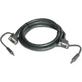 Kramer C-GMA/GMA-15 MOLDED 15-PIN HD + AUDIO (MALE - MALE) CABLE (15') 4.6M (92-2202015)