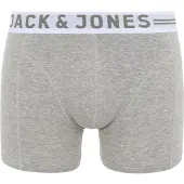 Jack & Jones Bokserishortsit 'Sense' vaaleanharmaa / tummanharmaa / meleerattu harmaa / valkoinen