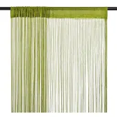 vidaXL String-verhot 2 kpl 140x250 cm Vihreä
