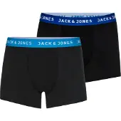 Jack & Jones Bokserishortsit 'Rich' kuninkaallisen sininen / musta / valkoinen