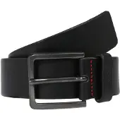 HUGO for man. 50385358 Gionio Leather Belt black (110 cm), Casual