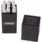TURNUS Numeroleimasimet 0-9, 4mm, DIN 7353, 1200 N/mm2