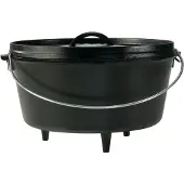 Lodge Camp Dutch Oven incl. lid L12DCO3, contents approx. 7.6 L