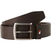 Tommy Hilfiger Vyö 'New Denton' laivastonsininen / tummanruskea / tulenpunainen / valkoinen