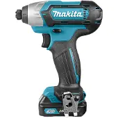 Makita Iskuruuvinväännin TD110DSAE; 12 V; 2x2,0 Ah akku
