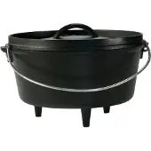 Lodge Camp Dutch Oven L10DCO3 extra deep, including lid, 4.7L