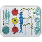 Almedahls Picknick tarjotin 33x43 cm Multi