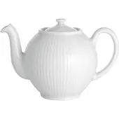 Pillivuyt Plissé-teekannu 1.5 l Valkoinen
