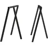 HAY Loop Stand pukkijalat, 2 kpl, musta
