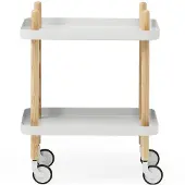 Normann Copenhagen Block pöytä vaaleanharmaa