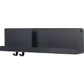 Muuto Folded hylly, musta, keskikokoinen