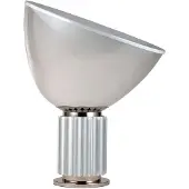 Flos Taccia Small pöytälamppu LED 48,5 cm Hopea lasikupu