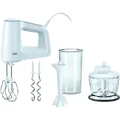 Braun Sähkökäyttöinen vatkaaja ja sekoitin MultiMix 3 - - HM3105WH - 500W - 5 nopeutta + Pulssi - PowerBell