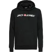 Jack & Jones Jjecorp Old Logo Sweat Hood Noos - Black - S