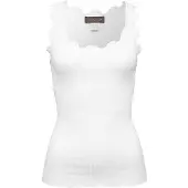 Rosemunde Rwbabette Silk Sl U-Neck Long Lace Top - Cream - S