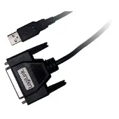 2Direct USB 1.1 cable USB-A/M to DB25/M bidirect Black 1.8m UA0054A (UA0054A)
