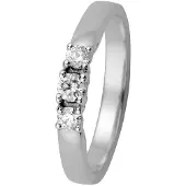 Kohinoor 033-210V-22 Timanttisormus valkokulta Margit 17