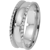 Kohinoor 013-925V Korusormus valkokulta Elena 17½