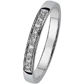 Kohinoor 033-210V-09 Timanttisormus valkokulta Margit 18½
