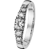 Kohinoor 033-244v-60 Timanttisormus valkokulta Cristal 17