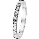 Kohinoor 033-244v-07 Timanttisormus valkokulta Cristal 17½