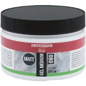 Amsterdam 080 Gel medium matta - 250ml