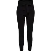 Vero Moda Vmeva Hw Loose Paperbag Pant Ga Noos - Black - XL x 30