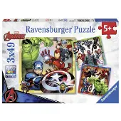 Ravensburger Puzzle: Marvel - The Mighty Avengers (3x49pcs) (8040)