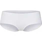 Schiesser Seamless Panties, Midnight Blue - Invisible Cotton - White - XL