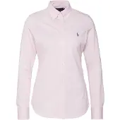 Ralph Lauren for woman. 211664427002 Slim Fit cotton jersey oxford shirt pink (M), Casual, Long sleeve